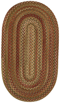Capel Manchester Sage Red Hues 0048_200 Braided Rugs