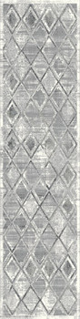 Dynamic Mosaic Machine-made 1666 Grey/cream Area Rugs