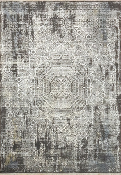 Dynamic Nirvana Machine-made 1921 Grey Area Rugs