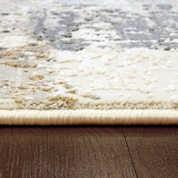 Dynamic Quartz Machine-made 27048 Ivory/grey Area Rugs