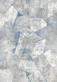 Dynamic Torino Machine-made 3334 Ivory/blue Area Rugs