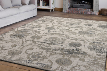 Dynamic Astoria Machine-made 3373 Cream Area Rugs