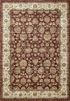 Dynamic Pearl Machine-made 3743 Burgundy Area Rugs