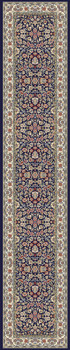 Dynamic Ancient Garden Machine-made 57078 Blue/ivory Area Rugs