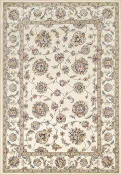Dynamic Ancient Garden Machine-made 57365 Ivory Area Rugs