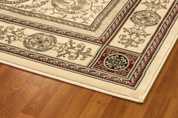 Dynamic Legacy Machine-made 58021 Ivory Area Rugs