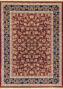 Dynamic Brilliant Machine-made 72284 Red Area Rugs