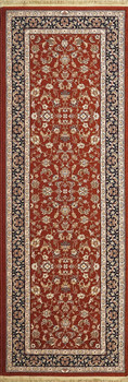 Dynamic Brilliant Machine-made 72284 Red Area Rugs