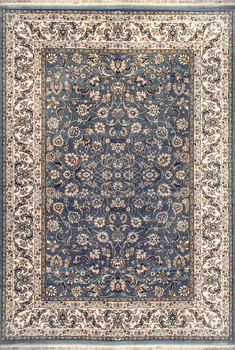 Dynamic Brilliant Machine-made 72284 Blue Area Rugs