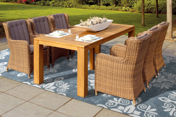 Dynamic Patio Handmade 8391 Navy Area Rugs