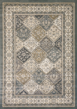 Dynamic Yazd Machine-made 8471 Blue/ivory Area Rugs