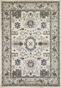 Dynamic Yazd Machine-made 8531 Ivory Area Rugs