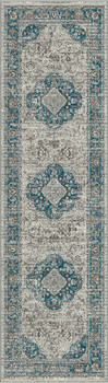 Dynamic Regal Machine-made 88910 Grey/blue Area Rugs