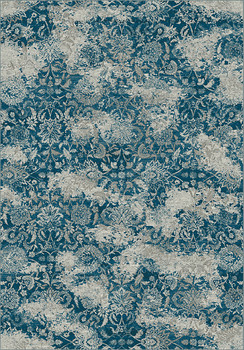 Dynamic Regal Machine-made 89536 Blue/grey Area Rugs