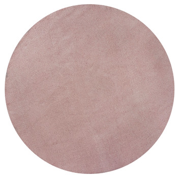 KAS Rugs Bliss 1575 Rose Pink Shag Hand-woven Area Rugs