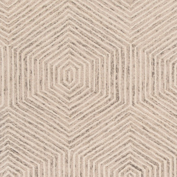 KAS Rugs Gramercy 1607 Ivory Honeycomb Hand-tufted Area Rugs