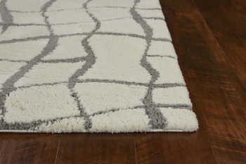 KAS Rugs Oasis 1662 Ivory Journey Machine-woven Area Rugs