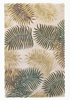 KAS Rugs Havana 2622 Natural Fern View Hand-tufted Area Rugs