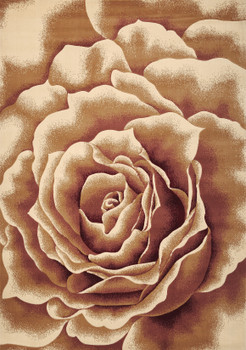 KAS Rugs Corinthian 5338 Ivory Floral Splendor Machine-made Area Rugs