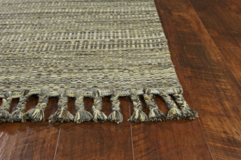 KAS Rugs Libby Langdon Homespun 5565 Slate Mission Hand-woven Area Rugs