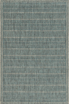 KAS Rugs Provo 5755 Teal Horizon Machine-woven Area Rugs