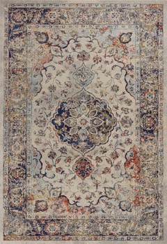 KAS Rugs Corsica 7852 Ivory Delaney Machine-woven Area Rugs
