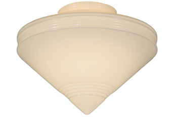 Meyda 14"w Revival Schoolhouse Deco Ball 6" Neck Shade - 101442