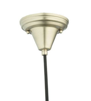 Meyda 5"w Brushed Nickel 1 Lt Pendant Hardware - 101597