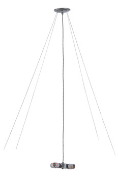 Meyda Brushed Nickel 4 Lt Inverted Pendant Hardware - 104580