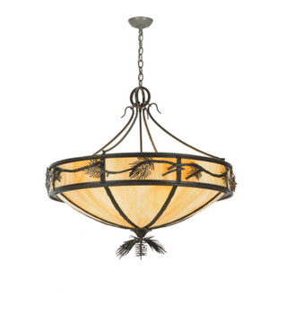 Meyda 37""w Lone Pine Inverted Pendant - 108049