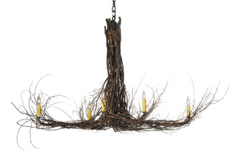 Meyda 48"l Twigs 6 Lt Chandelier - 110175