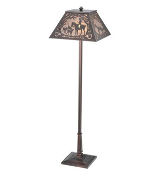 Meyda 60"h Fox Hunt Floor Lamp - 110194