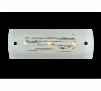 Meyda 18"w Metro Fusion Twigs Glass Vanity Light - 110514