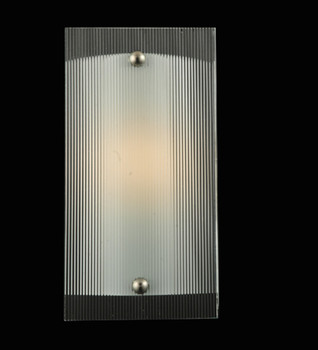 Meyda 6"w Metro Reeded Quadrato Wall Sconce - 111416