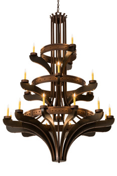 Meyda 62"w Castilla 21 Lt Three Tier Chandelier - 115048