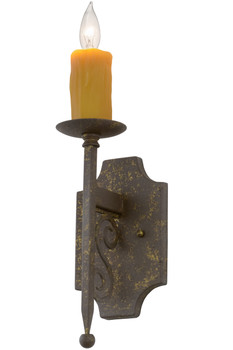 Meyda 5"w Toscano 1 Light Wall Sconce - 115311