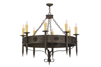 Meyda 42"w Calandra 8 Lt Chandelier - 115641