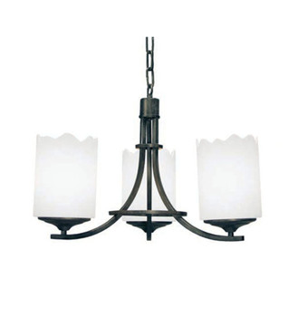 Meyda 20" Wide Octavia 3 Light Chandelier - 116260