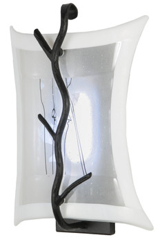 Meyda 10"w Twigs Led Fused Glass Wall Sconce - 116753