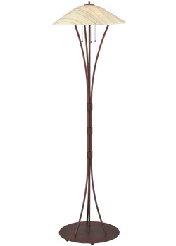 Meyda 65"h Metro Fusion Branches Glass Floor Lamp - 117164