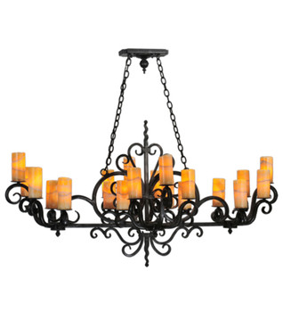 Meyda 60"l Kean 20 Lt Chandelier - 118203