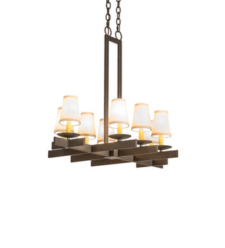 Meyda 36" Long Dante 8 Light Chandelier - 118284