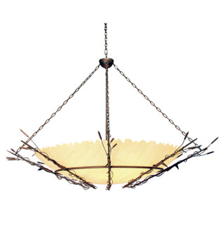 Meyda 84" Wide Cattail Inverted Pendant - 120158