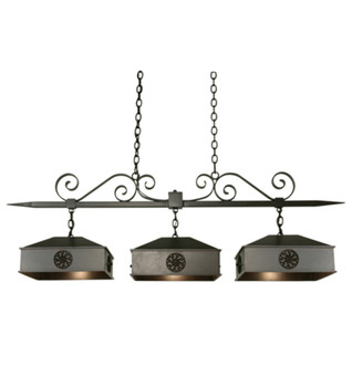 Meyda 60" Long Stefano 3 Light Island Pendant - 120181