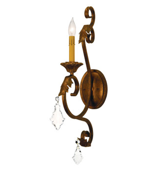 Meyda 5" Wide Josephine 1 Light Wall Sconce - 120234