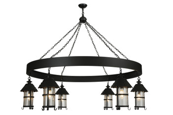 Meyda 66"w Rutland 6 Lantern Chandelier - 120725