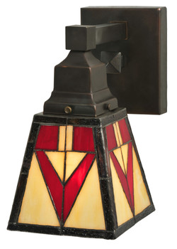 Meyda 5"w Otero Mission Wall Sconce - 122654