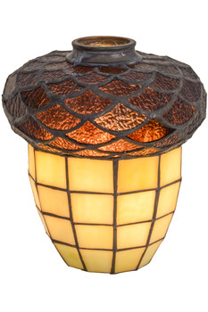 Meyda 7"w Acorn Mini Shade/2"ring - 126555
