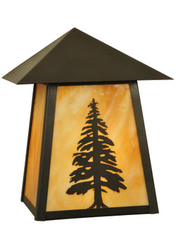 Meyda 9"w Stillwater Tall Pine Wall Sconce - 129502