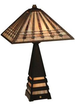 Meyda 24"h Ra Lighted Base Table Lamp - 131510